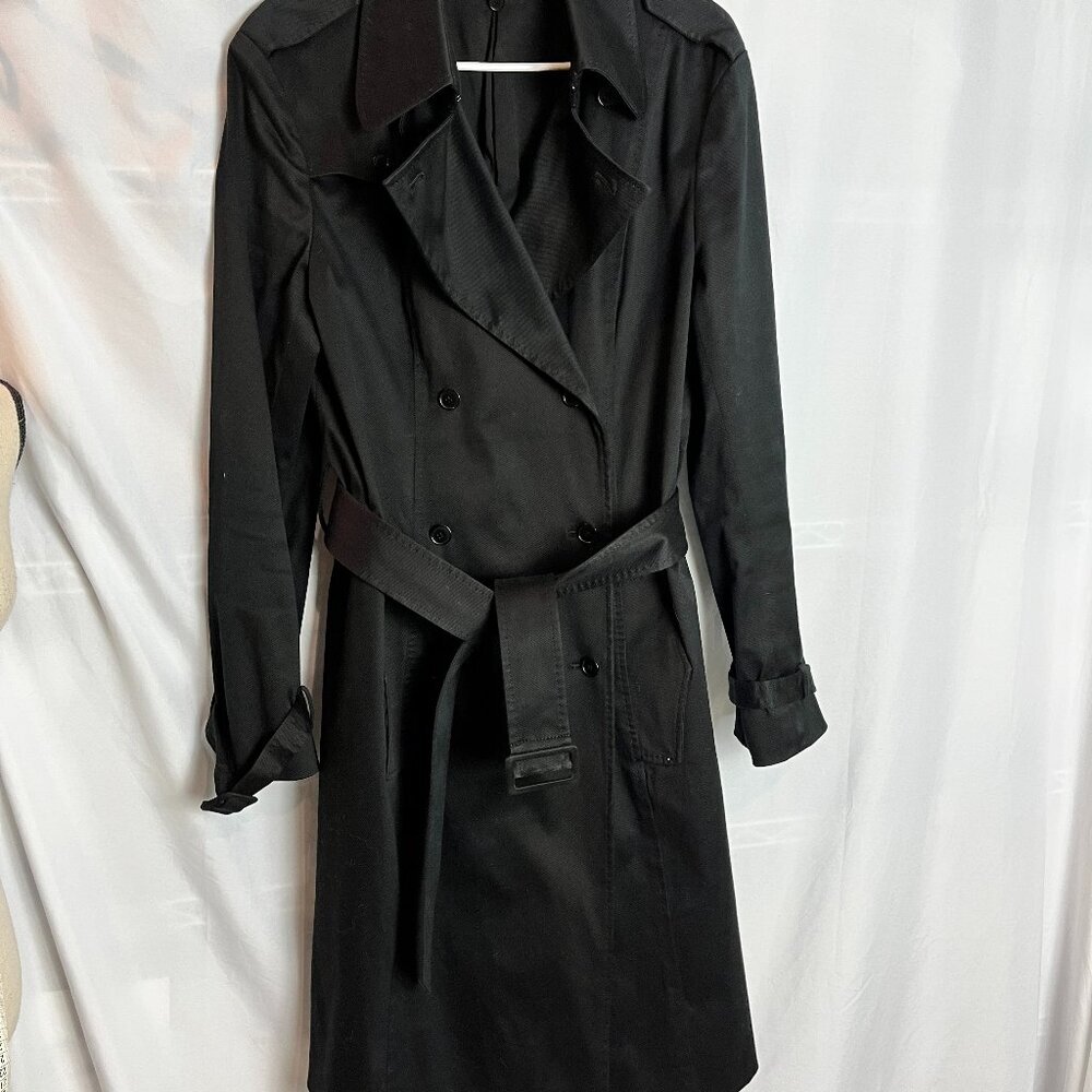 Women's Rachel Roy Black Size 12 Trench Coat